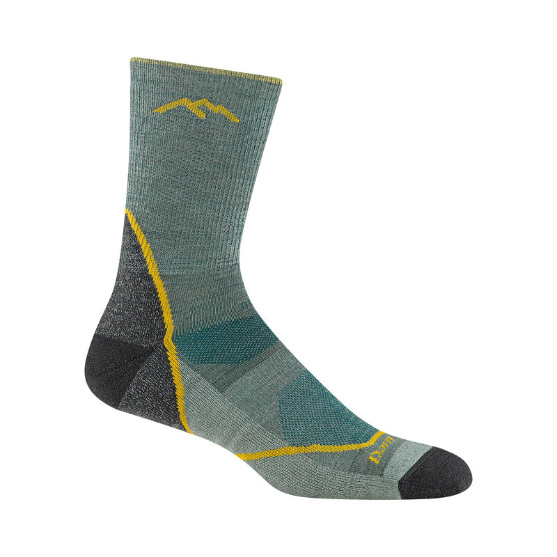 Mens Merino Wool Crew Lightweight Cushioned Hiking Socks