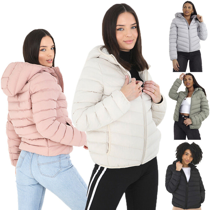 Womens Grant Padded Hooded Puffer Jacket