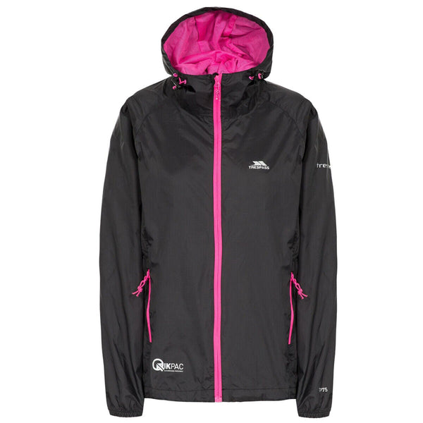 Womens Qikpac Waterproof Packaway Jacket with Pouch