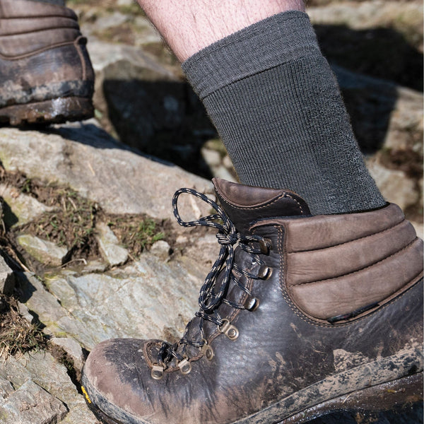 1 Pack Mens Hiking Lightweight Merino Wool Boot Socks