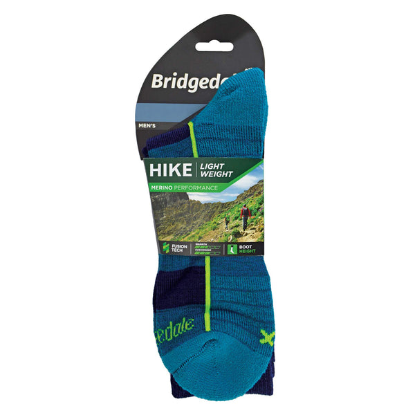 1 Pack Mens Hiking Lightweight Merino Wool Boot Socks