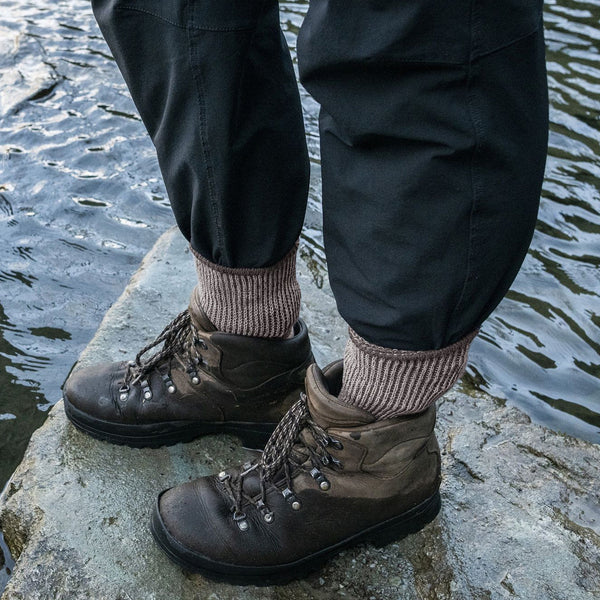 1 Pack Mens Hiking Lightweight Merino Wool Cushioned Boot Socks