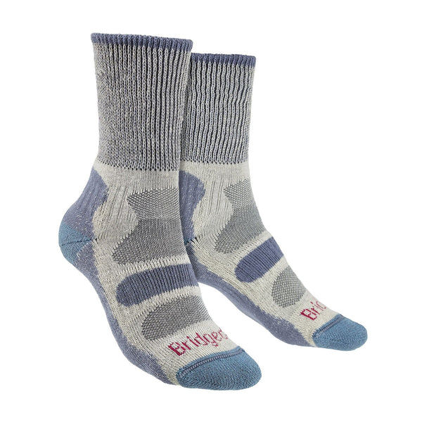 1 Pack Ladies Hiking Lightweight Cotton Coolmax Boot Socks
