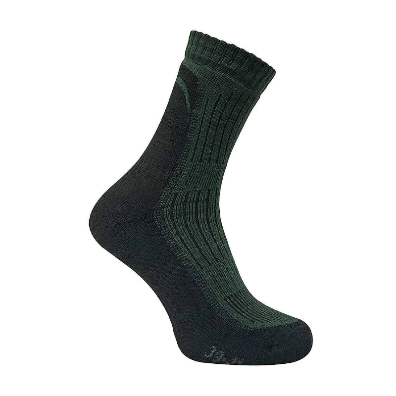 1 Pack Mens Reinforced Heel & Toe Merino Wool Hiking Socks