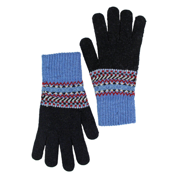Mens Wool Gloves | Winter Cute Fairisle Gloves for Cold Weather