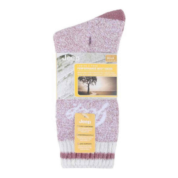3 Pack Ladies Performance Heavy Duty Cushioned Hiking Boot Socks