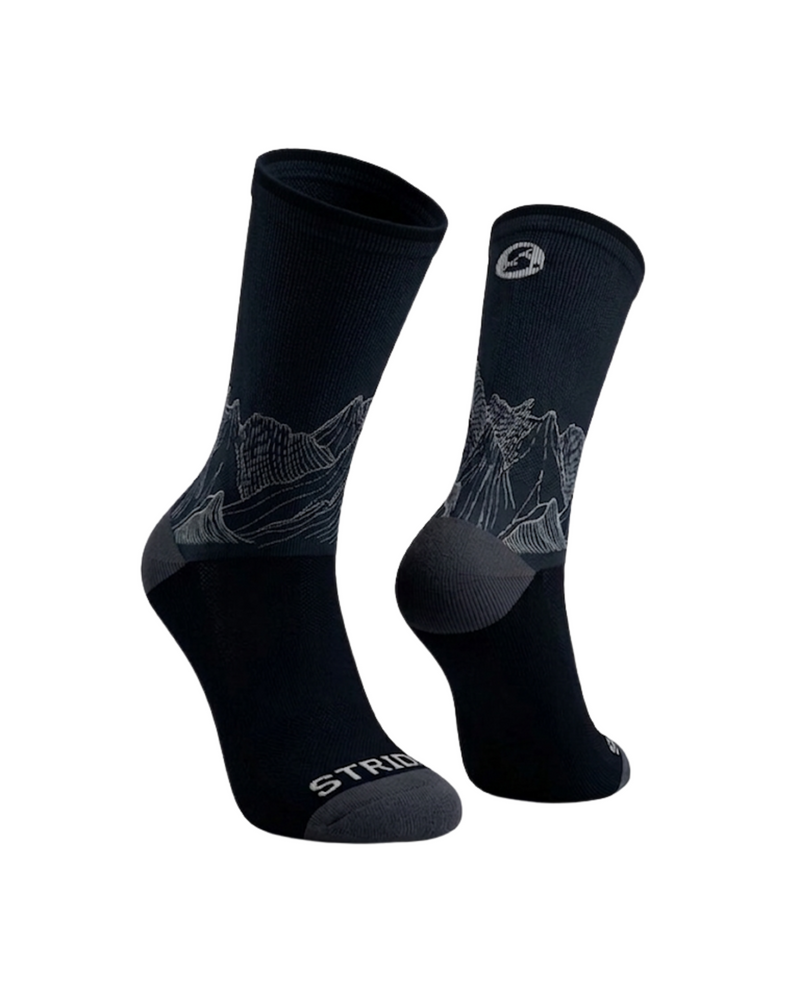 Stride Trail Running Socks – Black