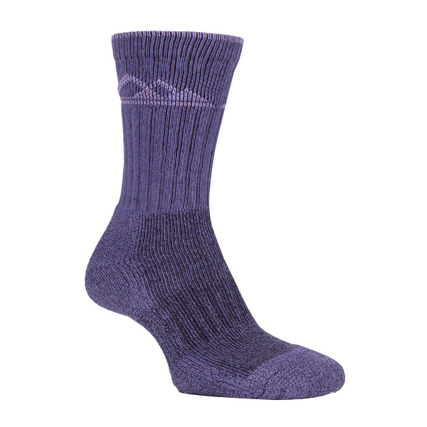 3 Pack Ladies Cushion Sole Outdoor Cotton Rich Hiking Boot Socks