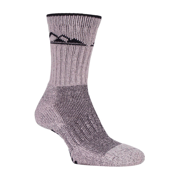 3 Pack Ladies Cushion Sole Outdoor Cotton Rich Hiking Boot Socks