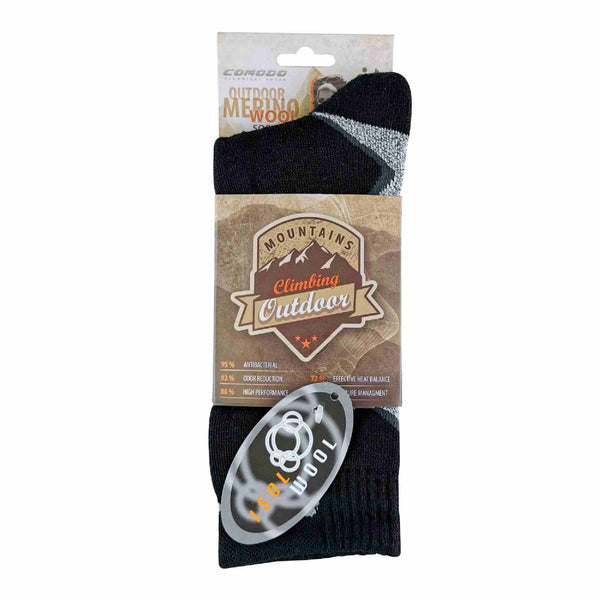 1 Pack Merino Wool Hiking Walking Thermal Socks