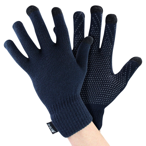Mens Touchscreen Gloves with Grips