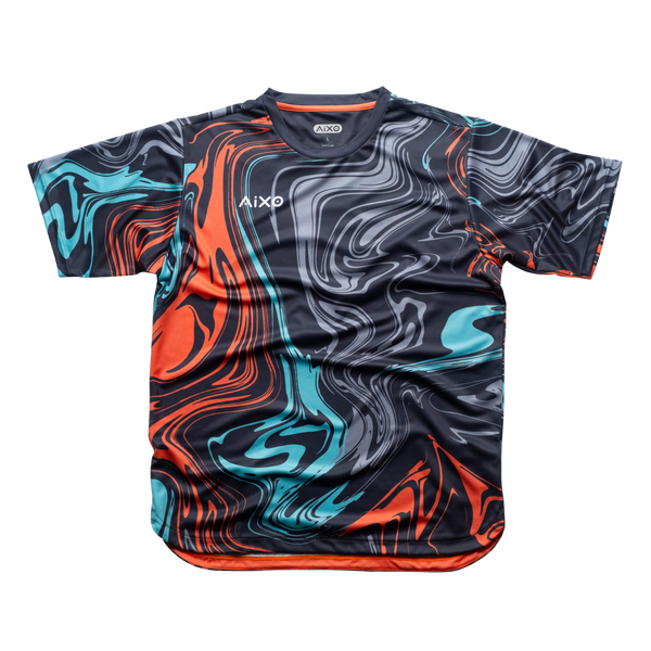 AIXO Chrome Men's Sports T-Shirt — Graphite