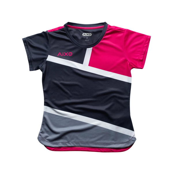 AIXO Court Women's Sports T-Shirt — Graphite