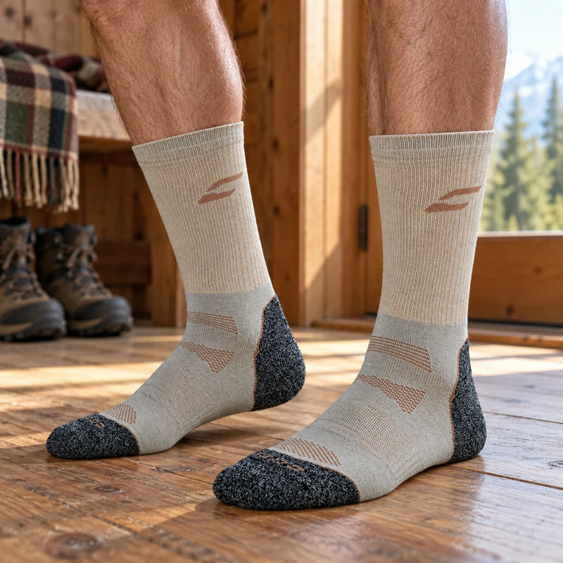 1 Pack Cushioned Bamboo Hiking Socks for Summer — product photograph