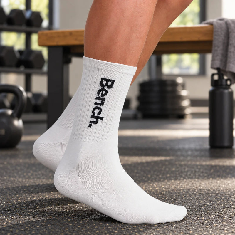 5 Pairs Mens Crew Cotton Socks - Sport Breathable Comfort Socks — product photograph