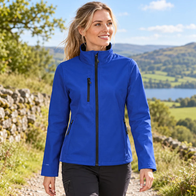 Ladies Honestly Made Recycled Softshell Jacket - TRA616 — product photograph