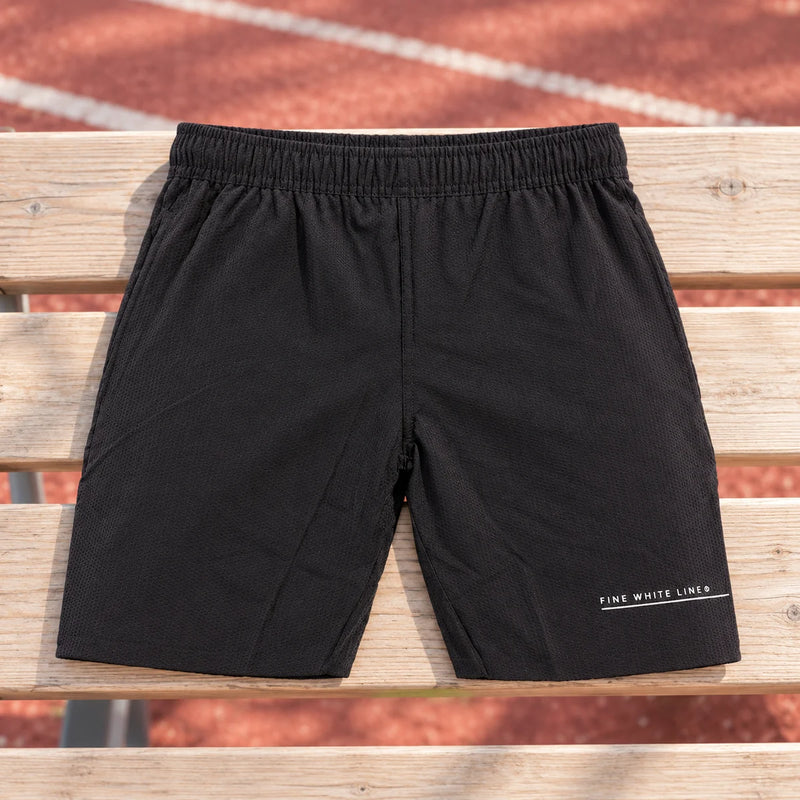 Men's Black Astral shorts — product photograph