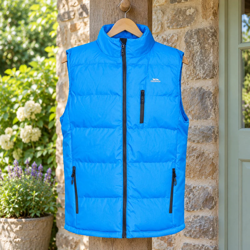 Mens CLASP Light Weight Padded Gilet — product photograph