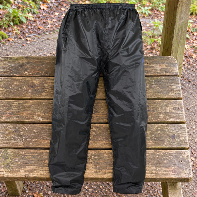 Mens ELBA Packaway Waterproof Over-Trousers — product photograph