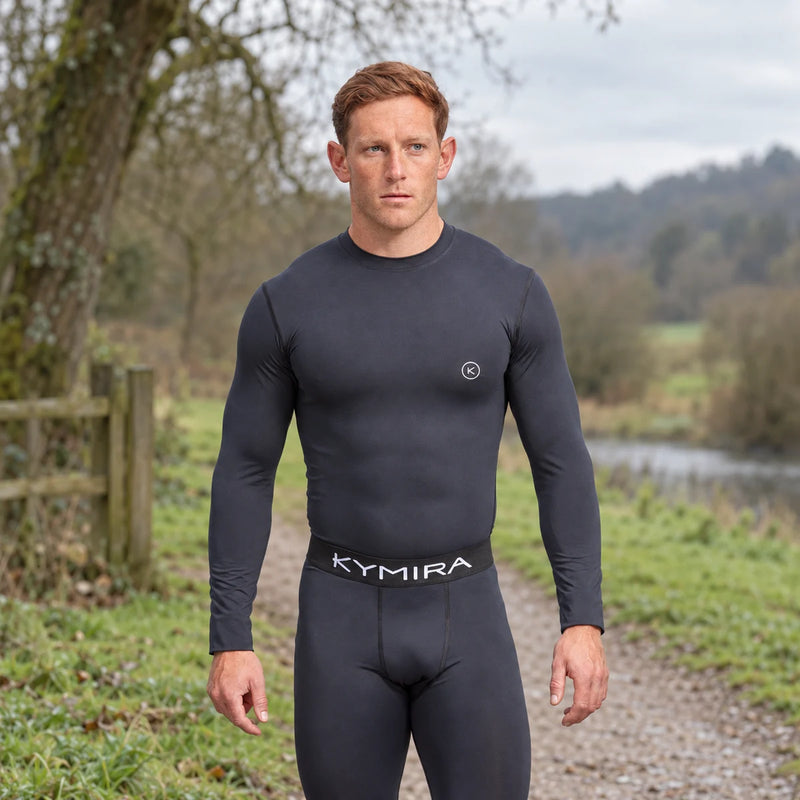 KYMIRA Men’s Long Sleeve Performance Base Layer — product photograph