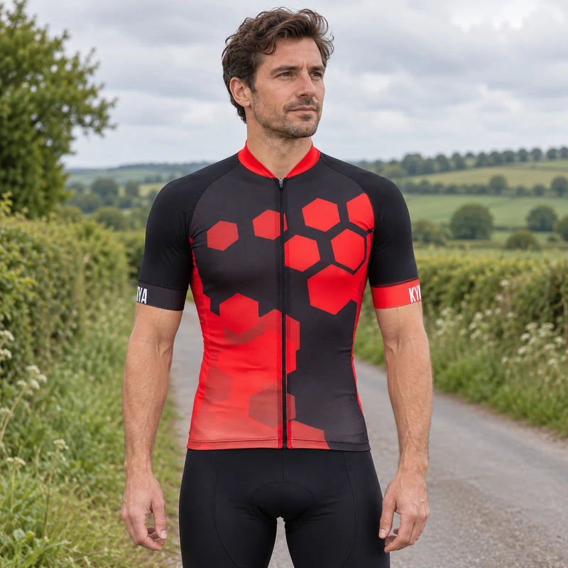 KYMIRA Men’s PrO2 Cycling Jersey — product photograph