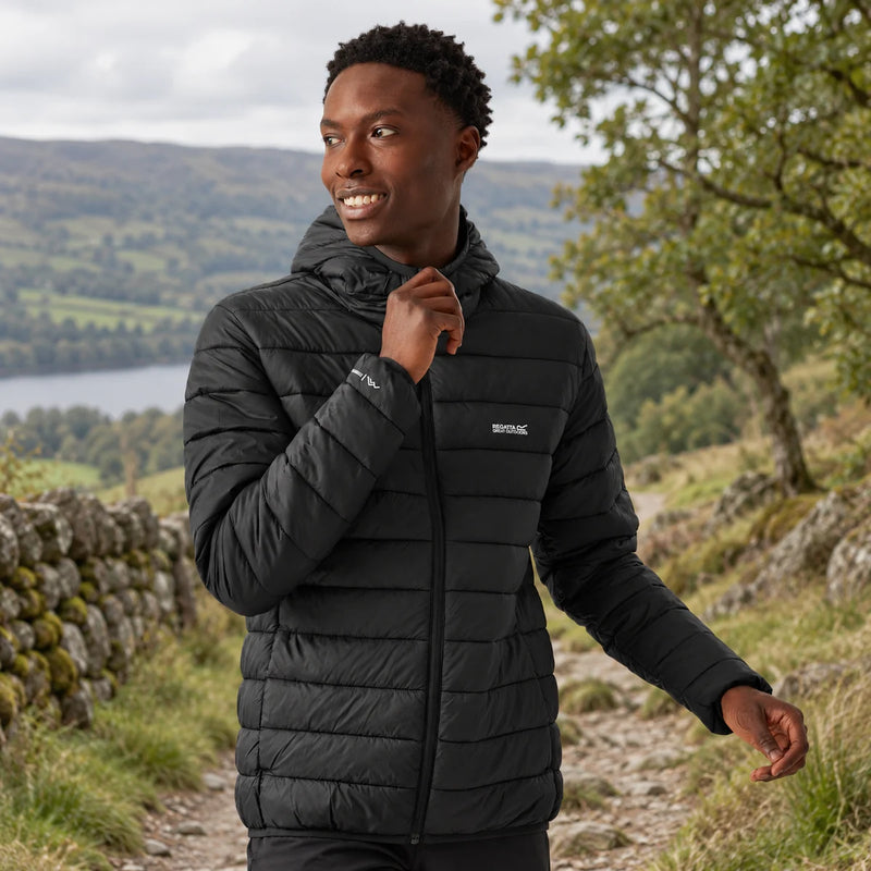 Mens Marizion Baffled Water Repellent Puffer Jacket — product photograph