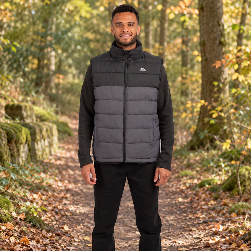 Mens Oskar Water-Resistant Quilted Bodywarmer — product photograph