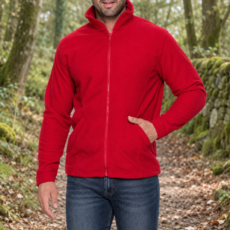 Mens Premium Comfortable Microfleece Jacket — product photograph