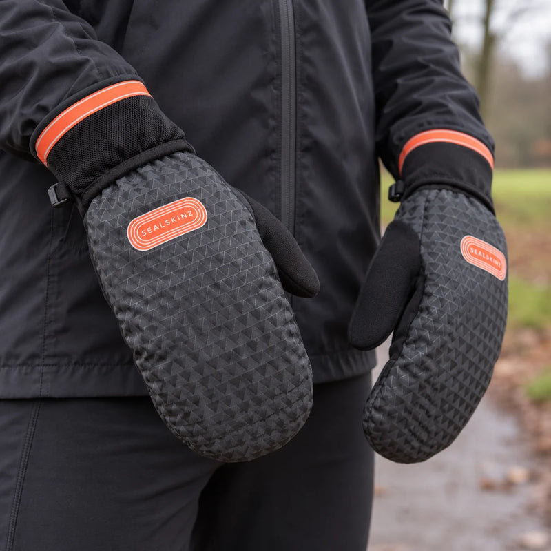 Water Repellent Running Convertible Gloves for Men and Women — product photograph