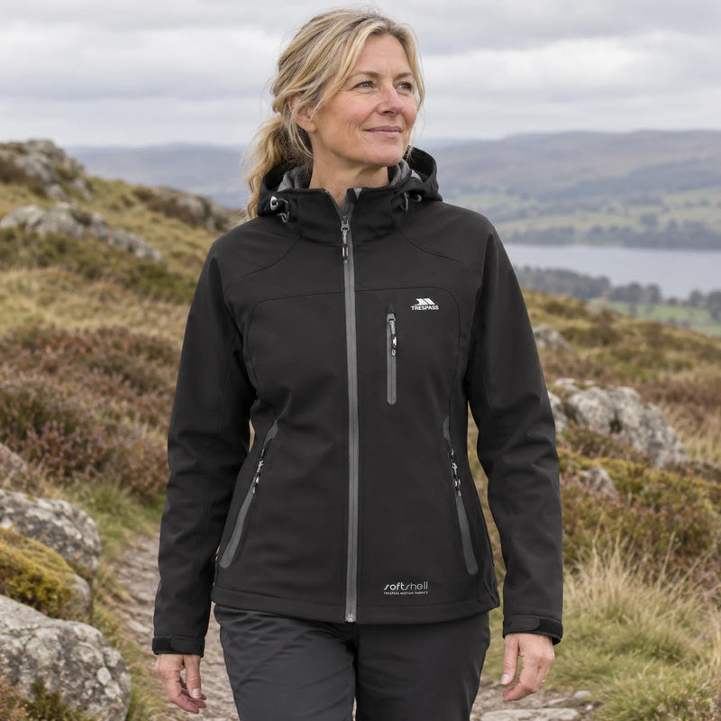 Womens Bela II SoftShell Waterproof Jacket — product photograph