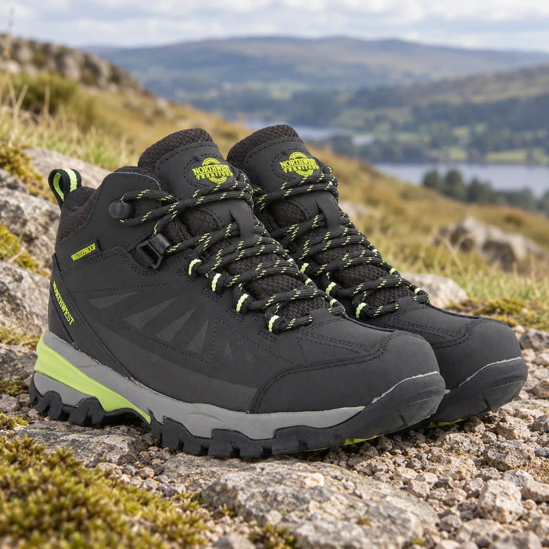 Womens KEELE HI Waterproof Leather Walking Boots — product photograph