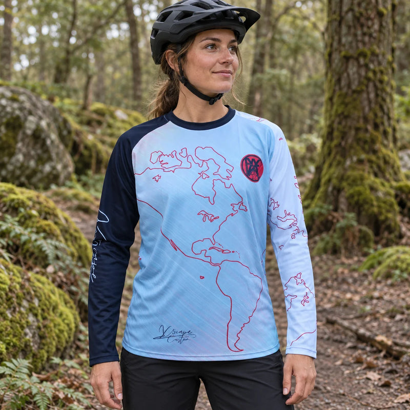 X5CAPE Leave Your Mark Mountain Bike Jersey — product photograph