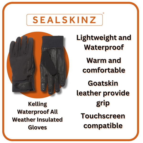 Mens & Ladies Waterproof All Weather Insulated Gloves