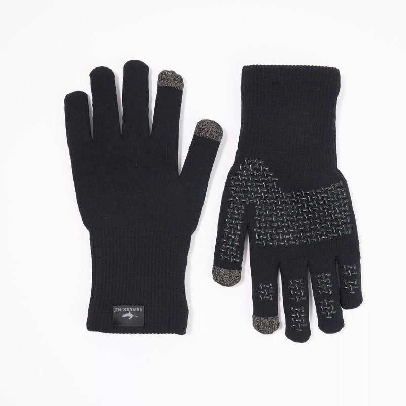 Mens Waterproof All Weather Ultra Grip Knitted Gloves