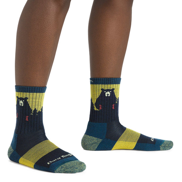 Ladies Novelty Bear Patterned Hiking Merino Socks