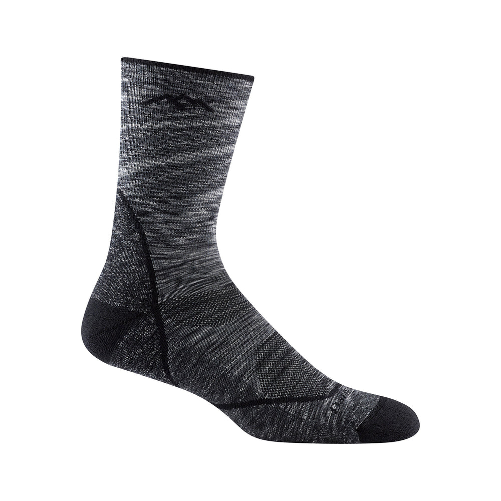 Mens Merino Wool Crew Lightweight Cushioned Hiking Socks
