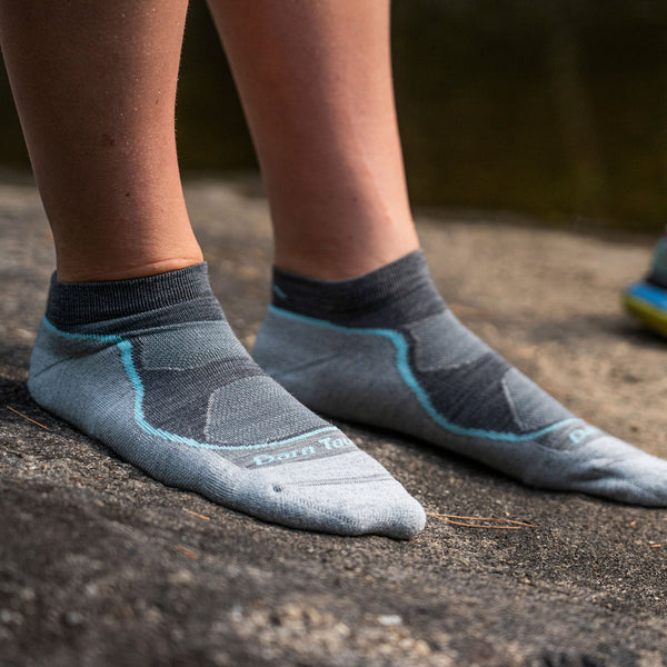 Ladies Light Hiker No Show Lightweight Hiking Merino Socks