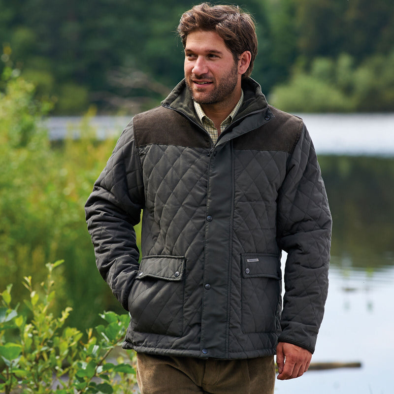 Mens Country Estate Lewis Microfibre Fleece Lined Jacket