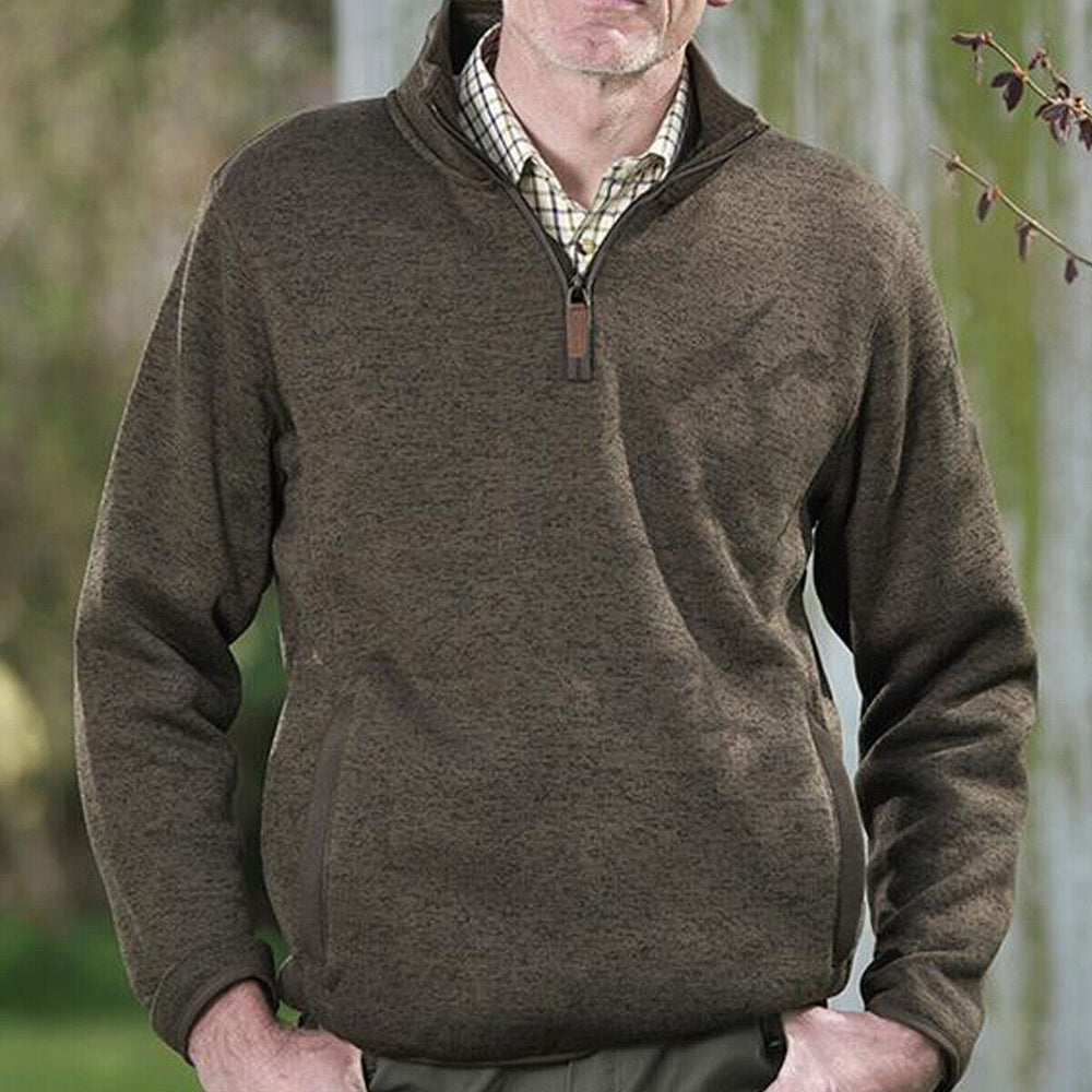 Mens Easton Pullover Comfortable Fleece Sweatshirt