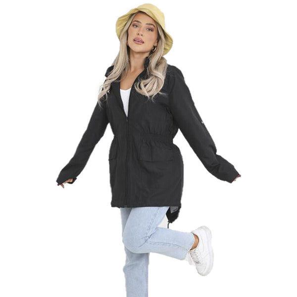 Womens RAVEPLAIN Showerproof Mac | Regular & Plus Sizes