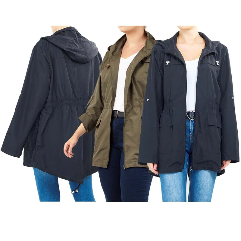 Womens RAVEPLAIN Showerproof Mac | Regular & Plus Sizes