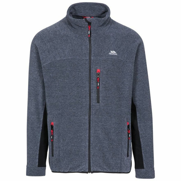 Mens Jynx Heavyweight Full Zip Fleece Jacket with Rib Effect