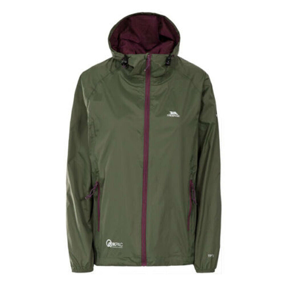 Womens Qikpac Waterproof Packaway Jacket with Pouch