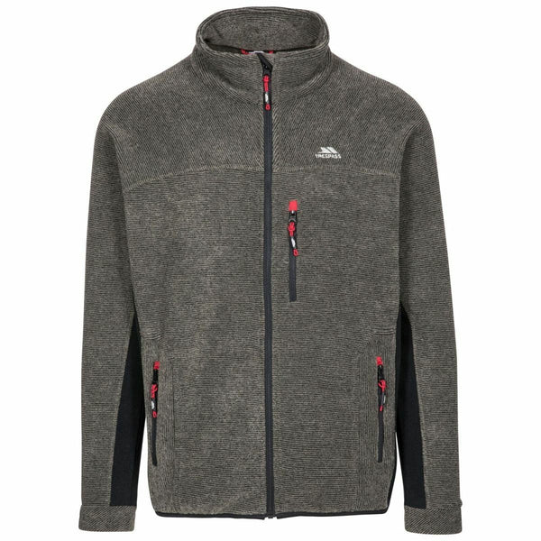 Mens Jynx Heavyweight Full Zip Fleece Jacket with Rib Effect