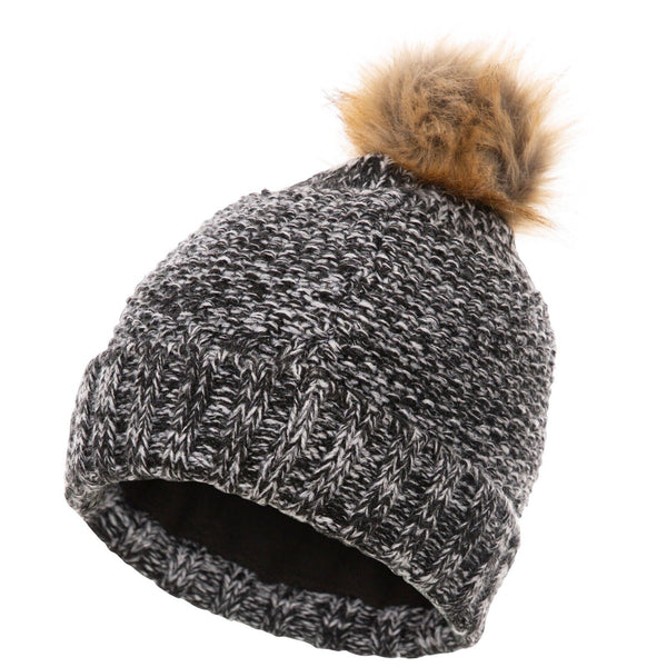Womens Kellisa Half Fleece Lined Bobble Hat