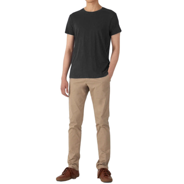 Mens Crew Neck Tee 100% Cotton 5 or 10 Pack Plain T Shirt