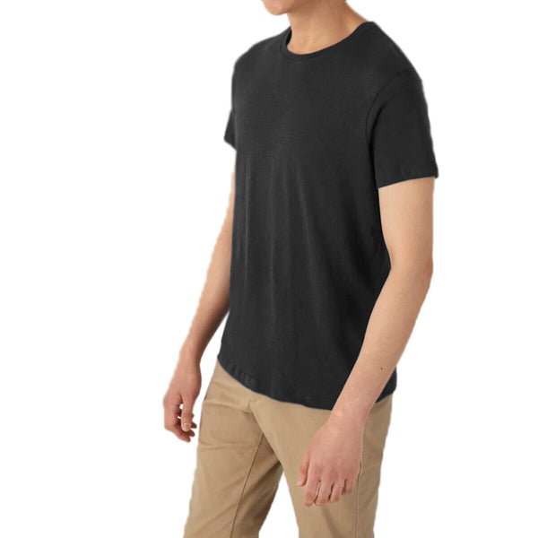 Mens Crew Neck Tee 100% Cotton 5 or 10 Pack Plain T Shirt