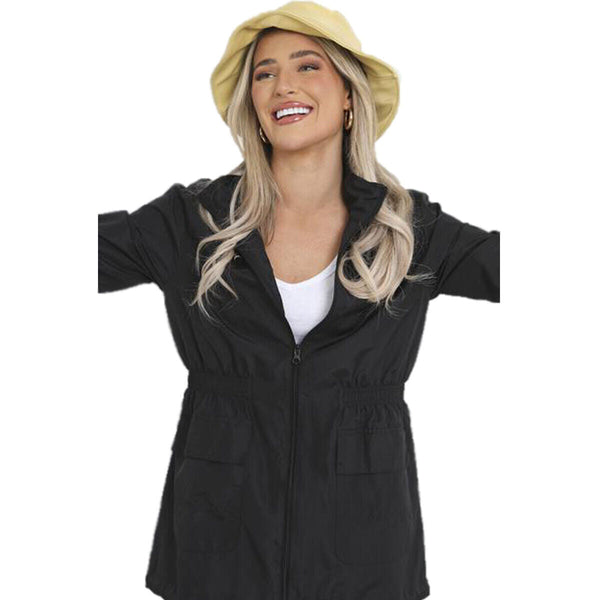 Womens RAVEPLAIN Showerproof Mac | Regular & Plus Sizes