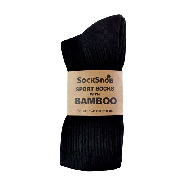 Mens Bamboo / Organic Cotton Running Sport Socks (Multipack Options)
