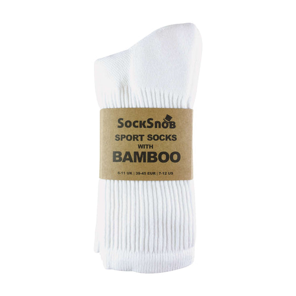 Mens Bamboo / Organic Cotton Running Sport Socks (Multipack Options)